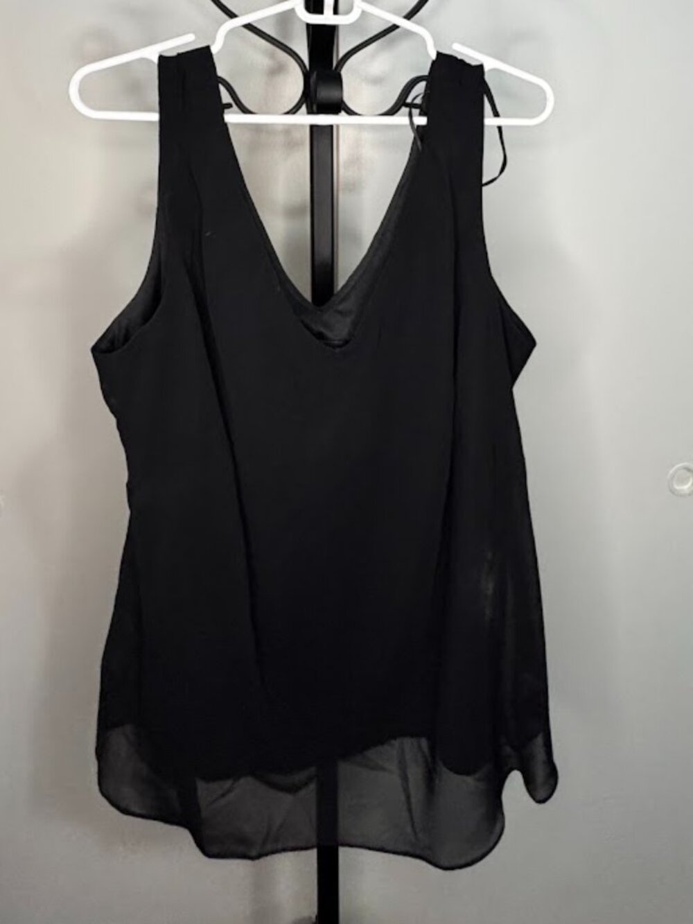 Alex Evenings Black 3-Piece Evening Outfit — Top, Sheer Jacket & Long Skirt
